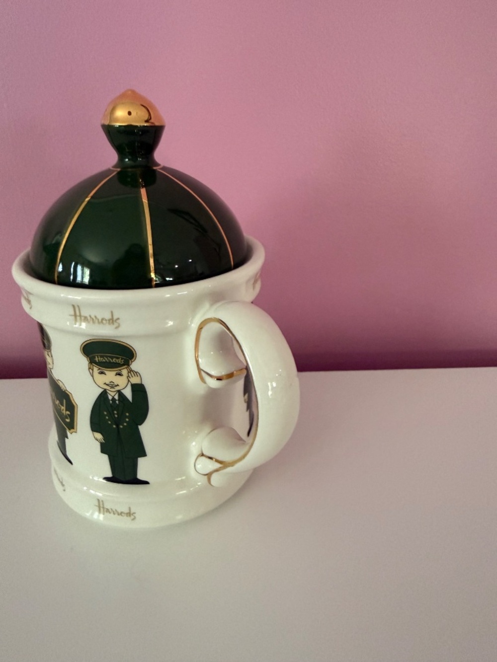 Harrods of London Vintage Fine Bone China Teapot - Picture 3 of 9
